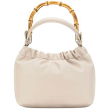 Catalina Bamboo Handle Bag - Oatmeal