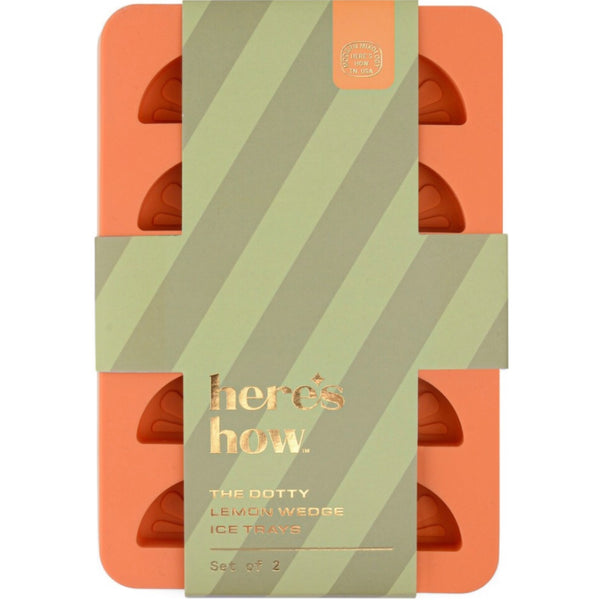 Citrus Wedge Ice Tray S/2