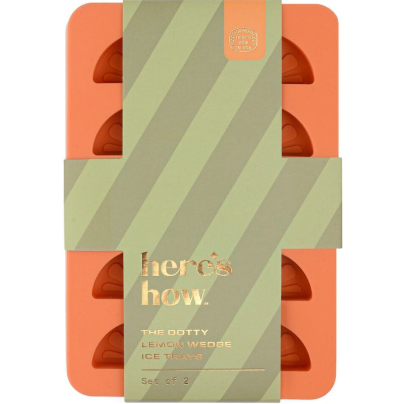 Citrus Wedge Ice Tray S/2