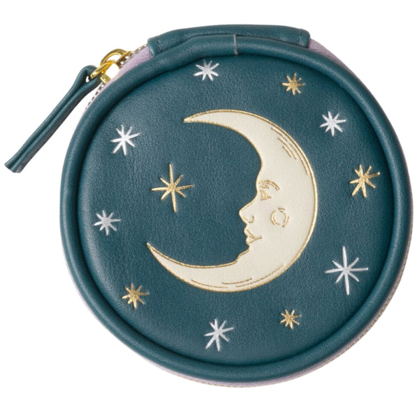 Pill Case - Teal Moon