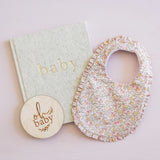 Ruffle Bib - Blossom Lily Pink