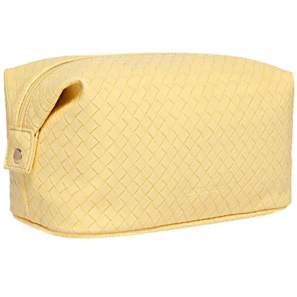 Lucinda Woven Cosmetic Case - Butter