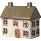 YA0095 Alsace Tea Light Cottage - Olive Green