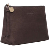 The Everyday Suede Pouch - Chocolate