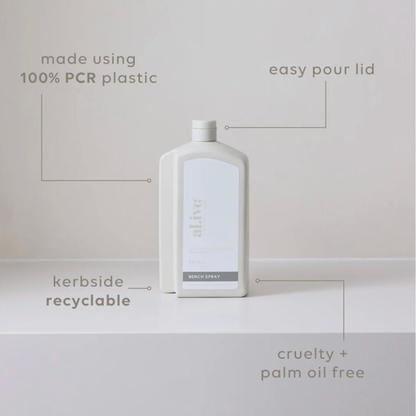 1L Bench Spray Refill - Lemon Myrtle & Honeydew