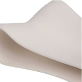 Dora White Fruit Bowl 40cm