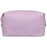 Lucinda Woven Cosmetic Case - Lilac