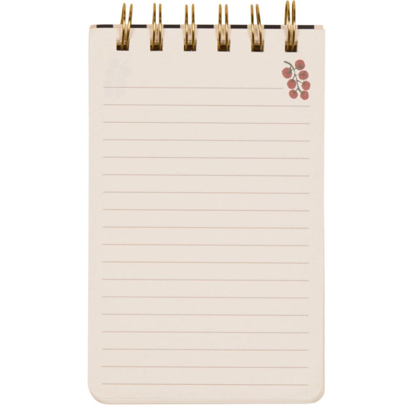 Twin Wire Notepad - Tomato