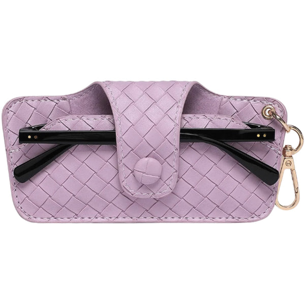 Skittle Sunglass Case - Woven Lilac