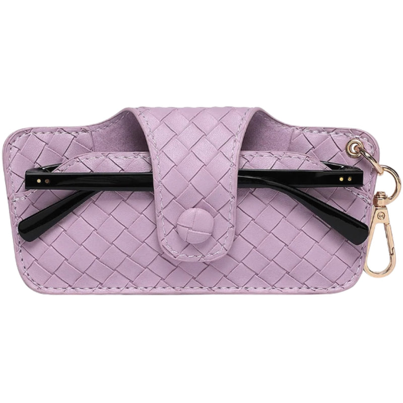 Skittle Sunglass Case - Woven Lilac
