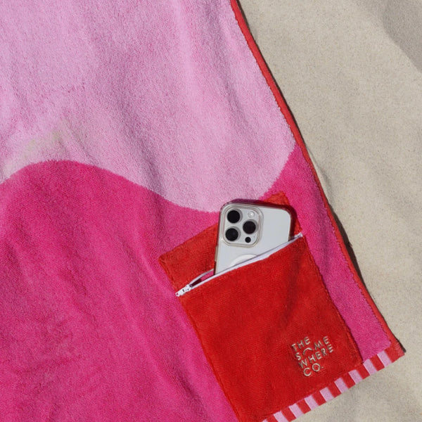 Raspberry Jelly Beach Towel