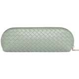 Jayne Woven Makeup Bag- Sage Green