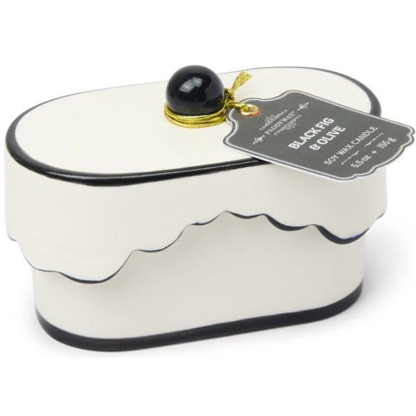 Porcelain Candle 5.5oz - Black Fig/Olive