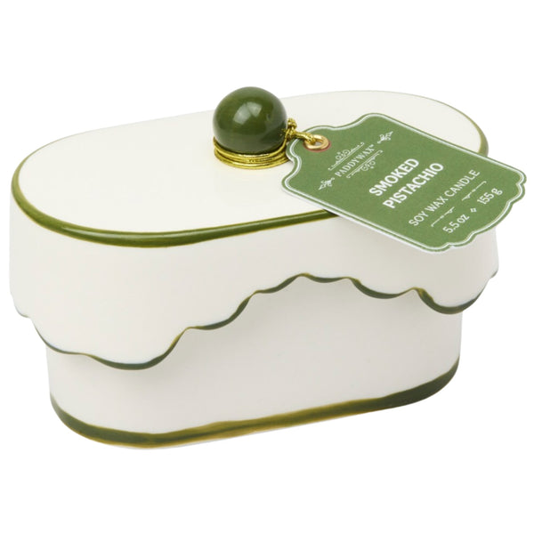 Porcelain Candle 5.5oz - Smoked Pistachio