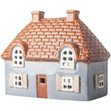 YA0093 Cotswold Tea Light Cottage Blue