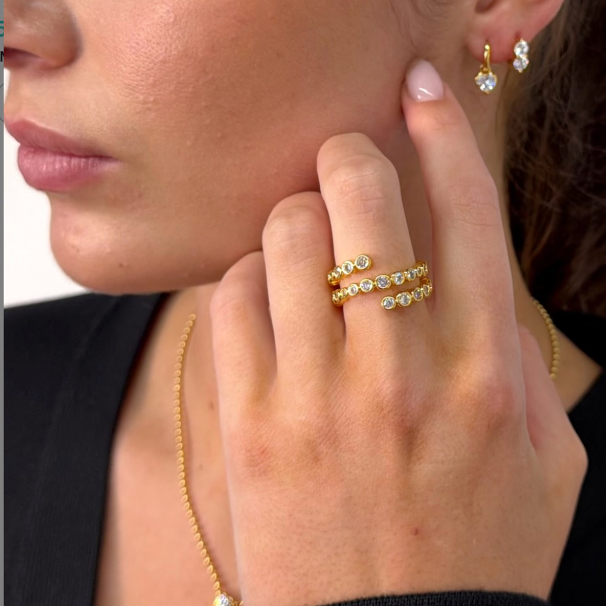 Zoe Ring S/7 - Gold