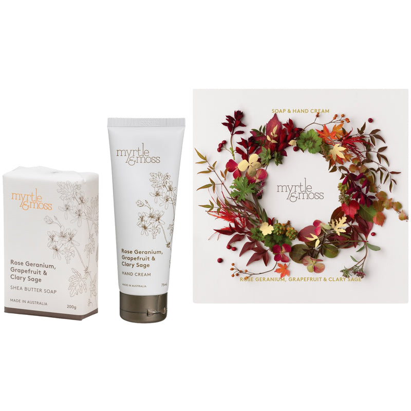 Rose Geranium Soap & Hand Cream Gift Duet