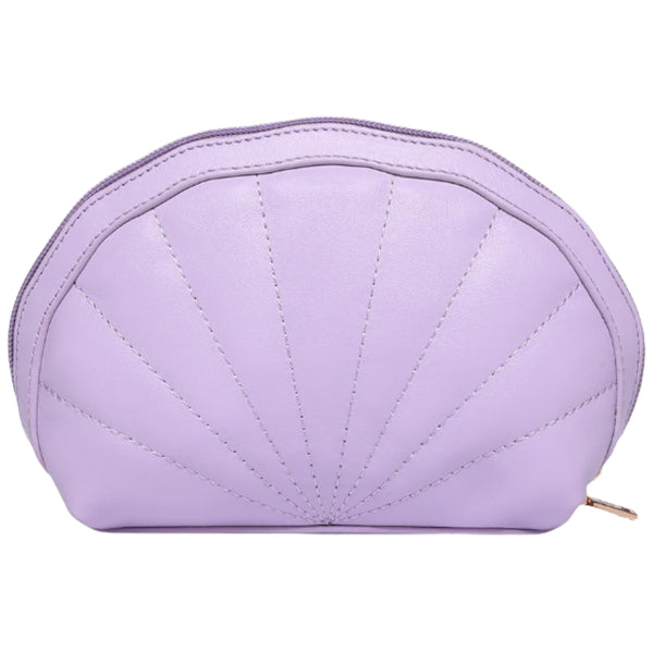 Shell Makeup Bag - Lilac