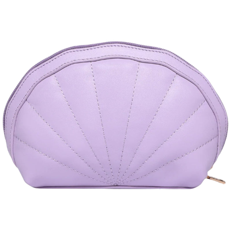 Shell Makeup Bag - Lilac