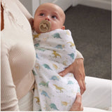 Dallying Dinosaur Muslin Wrap