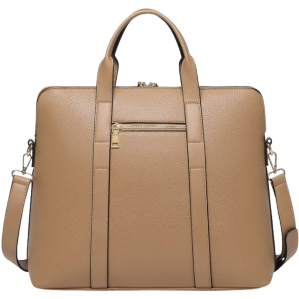 Rhodes Laptop Bag - Latte