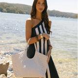 Solana 2pc Woven Tote - White