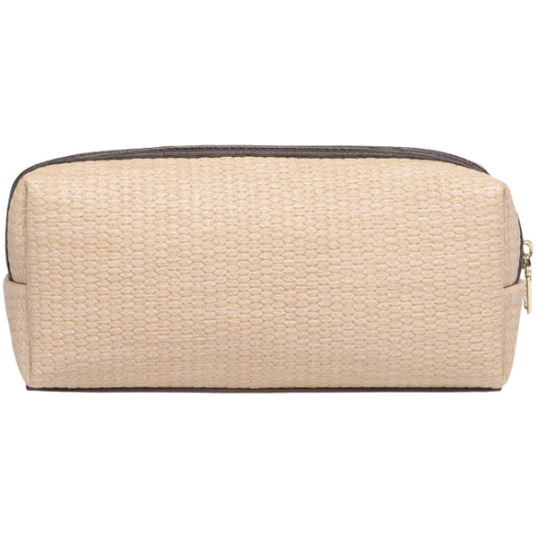 Brianna Makeup Bag - Nat/Choc