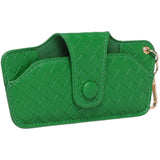Skittle Sunglass Case - Woven Green
