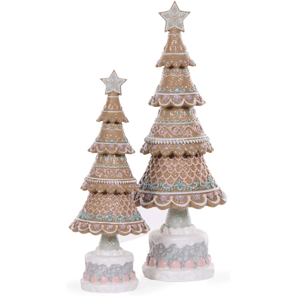 42cm Pastel Gingerbread Tree