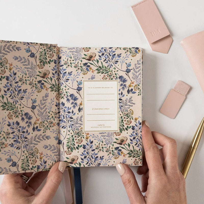 2026 Linen Bound Planner - Bluebuds