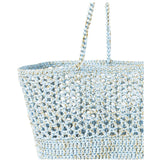 Romy Crochet Basket - Hydrangea/Gold