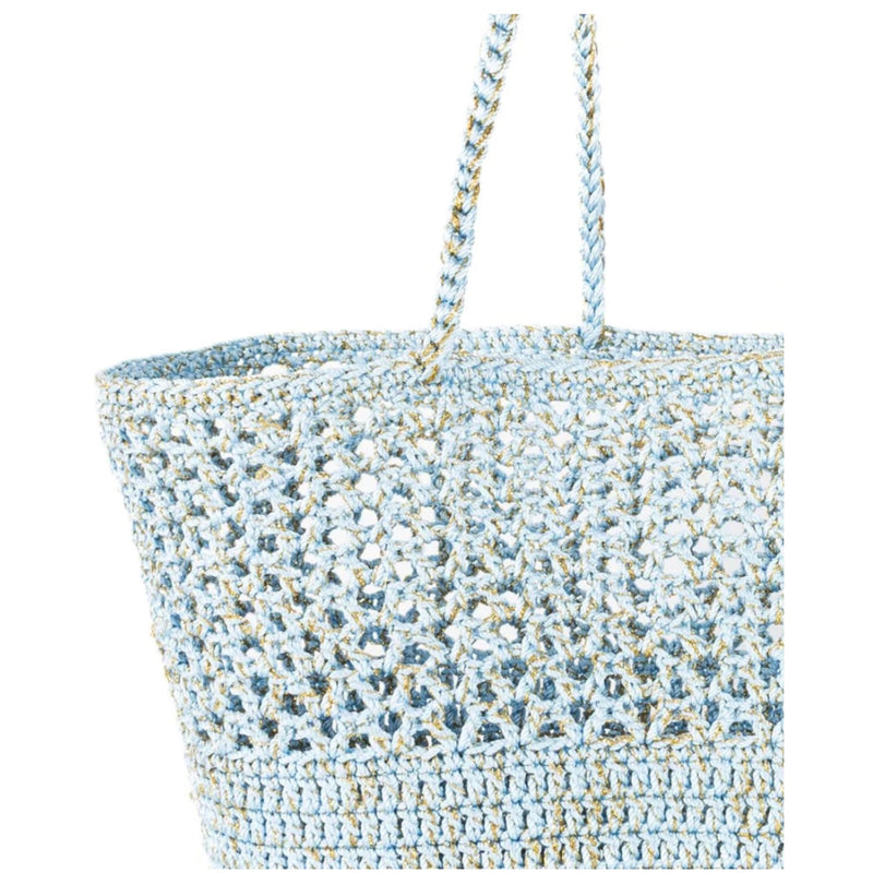 Romy Crochet Basket - Hydrangea/Gold