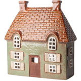 YA0092 Costwold Tea Light Cottage - Seagreen
