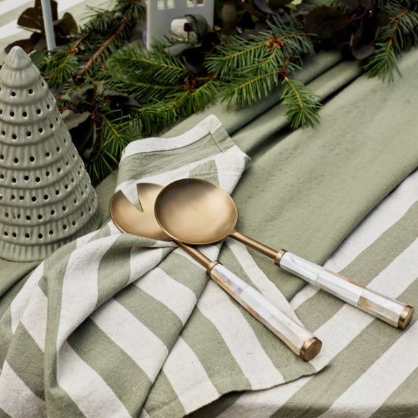 Salad Servers - Mother of Pearl