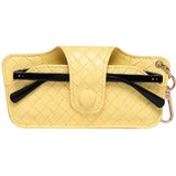 Skittle Sunglass Case - Woven Yellow