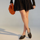 Sidecut Applique Shoe - Black