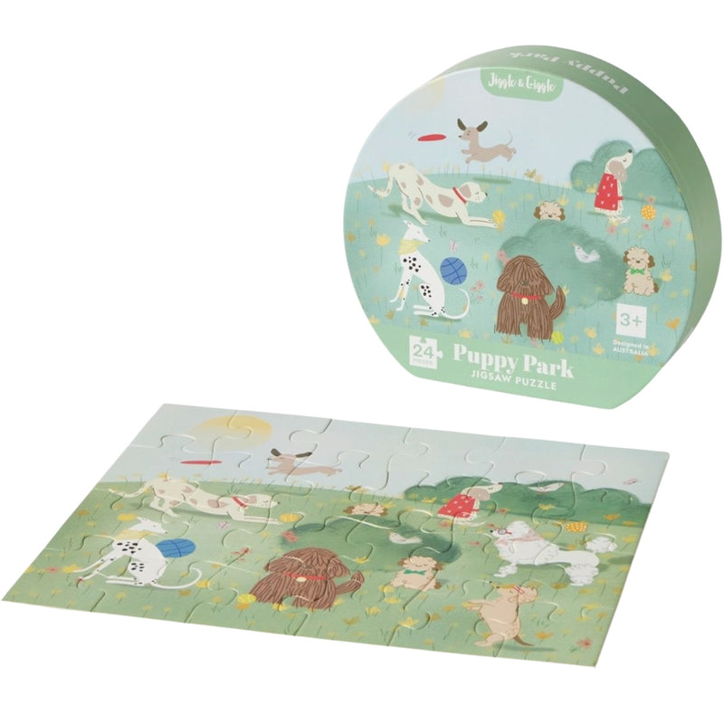 24pc Puzzle - Puppy Park