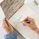 White Blossoms Jumbo Jotter