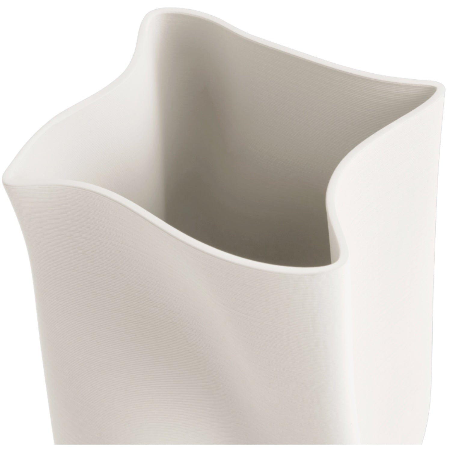 Claudia White Vase 35cm