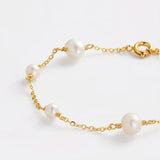 Luna Pearl Bracelet - Gold