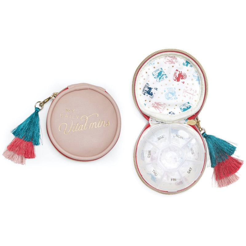 Vital-mins Pill Box - Dusty Pink