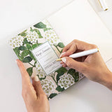Pocket Notebook Hydrangea lined