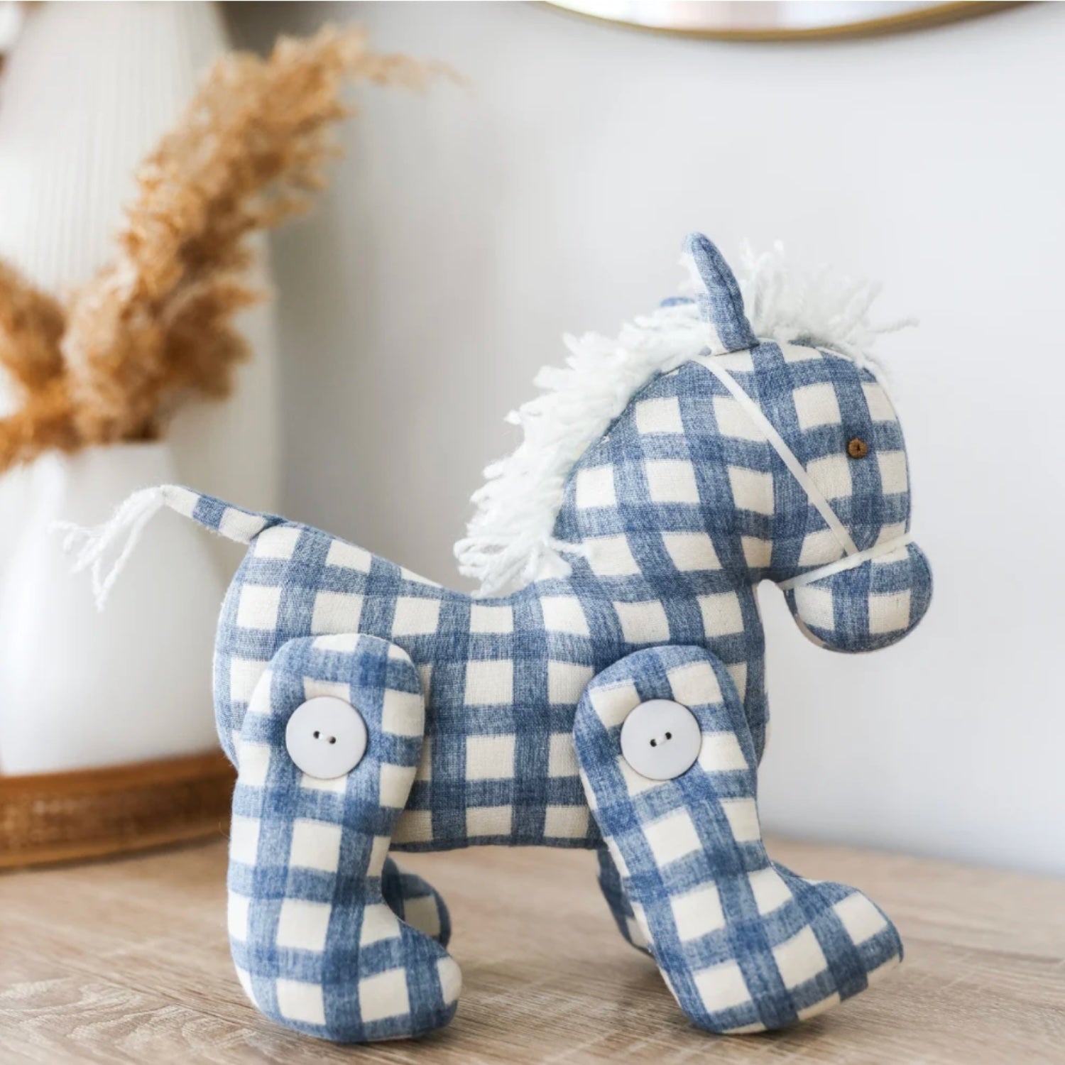 Jointed Pony - Chambray Check