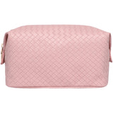 Lucinda Woven Cosmetic Case - Pink
