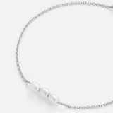 Mini Pearl Bracelet - Silver