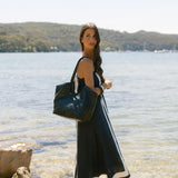 Solana 2pc Woven Tote - Black