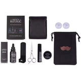 6pc Beard Grooming Kit w/ Bag/Apron