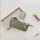 Skittle Sunglass Case - Woven Sage Green