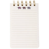 Twin Wire Notepad - Elephant