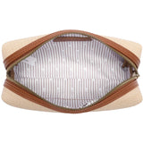 Briana Makeup Bag - Nat/Tan